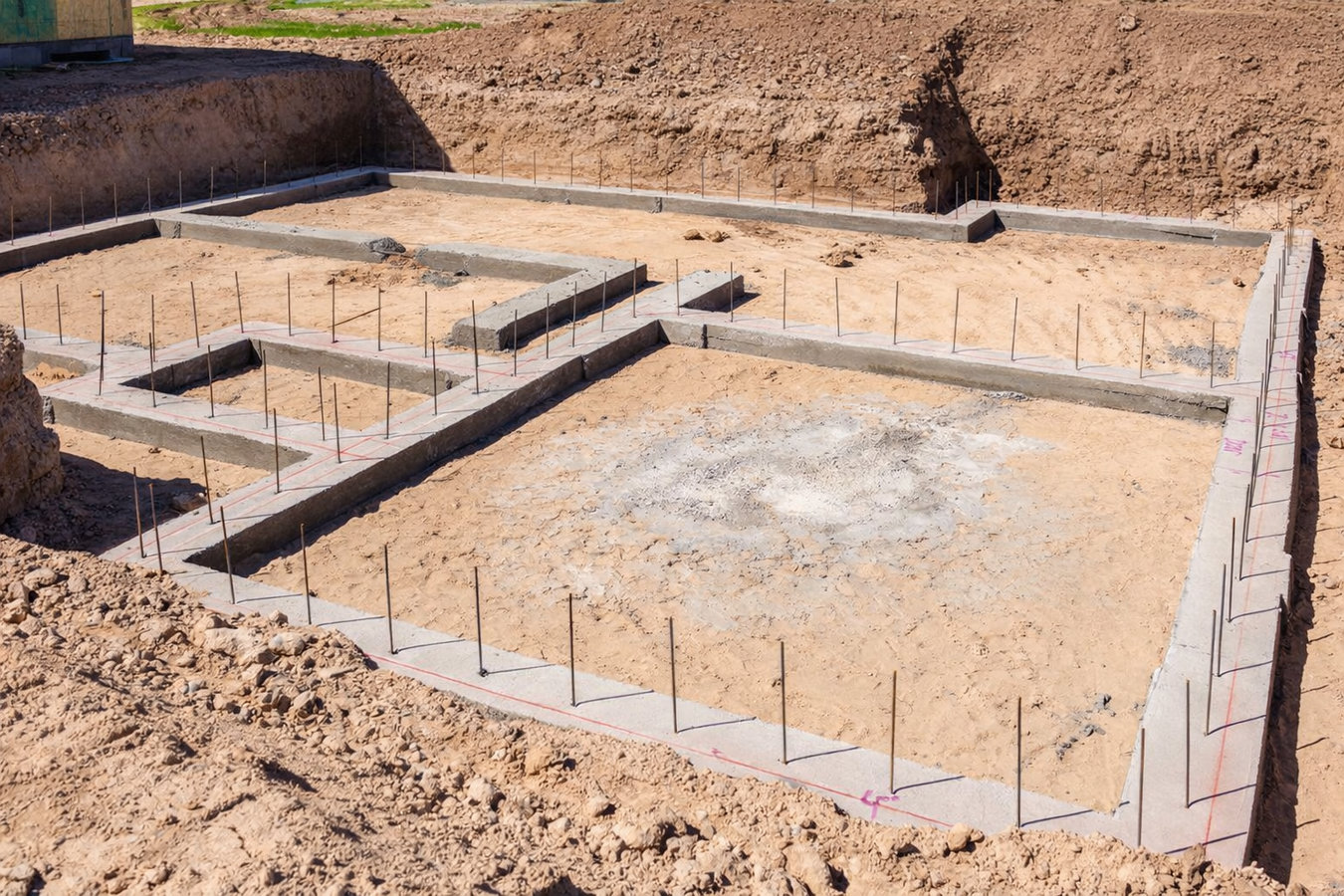 Foundation installation in Corona, CA